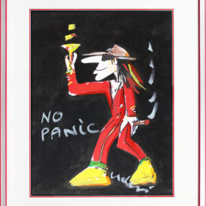1 Udo Lindenberg - NO PANIC - UNIKAT - handgemaltes Aquarell