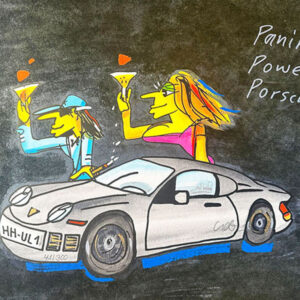 Udo Lindenberg Bilder - PANIK POWER PORSCHE - Edition 2025 - Original Grafik han...