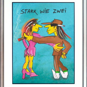 1 Udo Lindenberg Bilder  - STARK WIE ZWEI - Original Grafik handsigniert