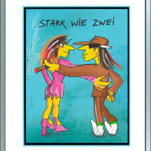 1 Udo Lindenberg Bilder  - STARK WIE ZWEI - Original Grafik handsigniert