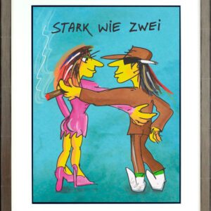 1 Udo Lindenberg Bilder  - STARK WIE ZWEI - Original Grafik handsigniert
