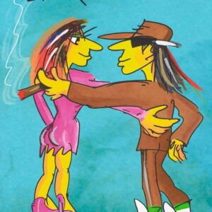 1 Udo Lindenberg Bilder  - STARK WIE ZWEI - Original Grafik handsigniert
