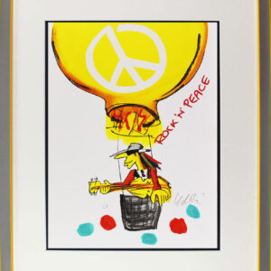 Udo Lindenberg Bilder  - ROCK - N - PEACE - UNIKAT durch Handbemalung