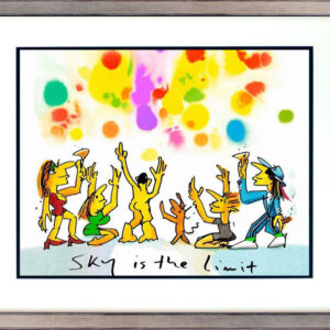 Udo Lindenberg Bilder - SKY IS THE LIMIT  - Original Grafik handsigniert