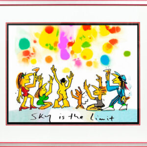 Udo Lindenberg Bilder - SKY IS THE LIMIT  - Original Grafik handsigniert