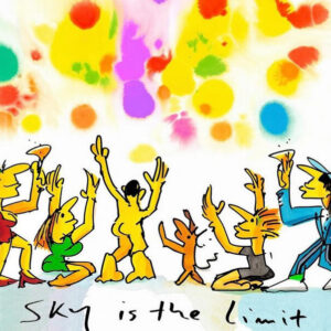 Udo Lindenberg Bilder - SKY IS THE LIMIT  - Original Grafik handsigniert