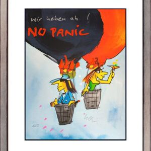 Udo Lindenberg Bilder - WIR HEBEN AB! NO PANIC - Original Grafik handsigniert