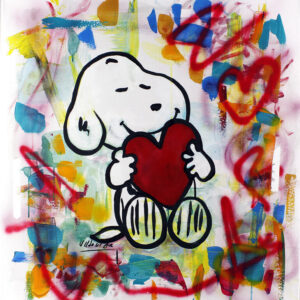 ULLDEVIDRE - SNOOPY - original Gemälde auf Leinwand