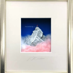 Volker Kühn Bilder - Über den Wolken - orig. 3D-Bildobjekt