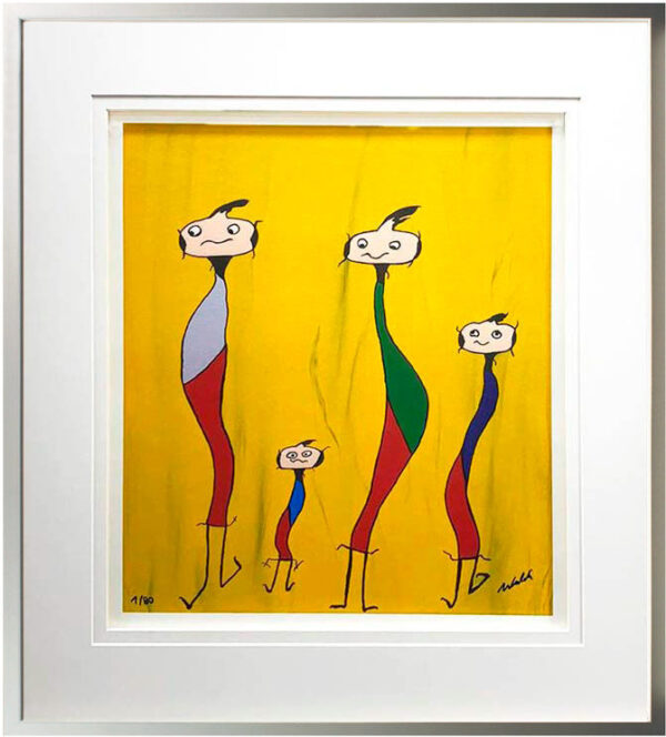 1 Walter "80 Euro WALDI" Lehnertz - WALDINIS - original Siebdruck handsigniert