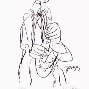 Armin Mueller-Stahl - JAZZ - Original Lithografie - limitiert und handsigniert