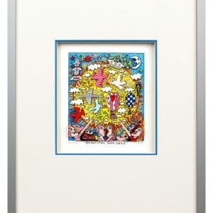 James Rizzi - BEAUTIFUL SUN DAZE - Original 3D Bild drucksigniert