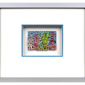 James Rizzi - Talk of the town - Original 3D Bild drucksigniert - ohne Rahmen PP...