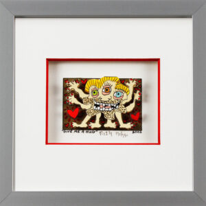 James Rizzi Bilder - GIVE ME A HUG - Handsigniert