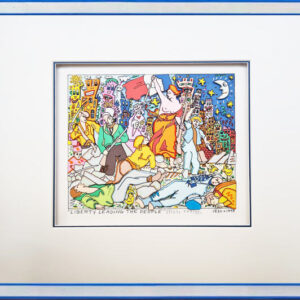 James Rizzi Bilder - LIBERTY LEADING THE PEOPLE - HANDSIGNIERT