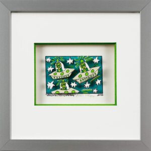 James Rizzi Bilder - UNEXPECTED COMPANY - Handsigniert
