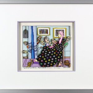 James Rizzi Bilder - WHISTLER'S MOTHER - HANDSIGNIERT