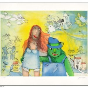 Janosch - DER MIKESCH HEIRATET MARIE SIE WOHNT IM HAUS DORT VIS-A-VIS - original...