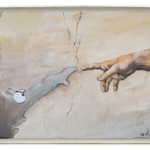 Otto Waalkes - CREATION OF THE OTTIFANT - ORIGINAL PIGMENTGRAFIK AUF LEINWAND