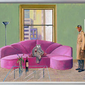 Otto Waalkes Bilder - HAPPY HOUR - ORIGINAL PIGMENTGRAFIK AUF LEINWAND