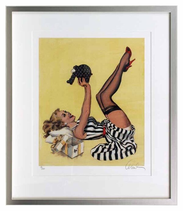 Otto Waalkes Bilder - LEGS UP - Original Grafik auf Büttenpapier