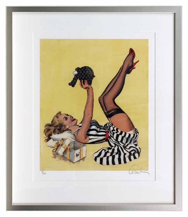 Otto Waalkes Bilder - LEGS UP - Original Grafik auf Büttenpapier