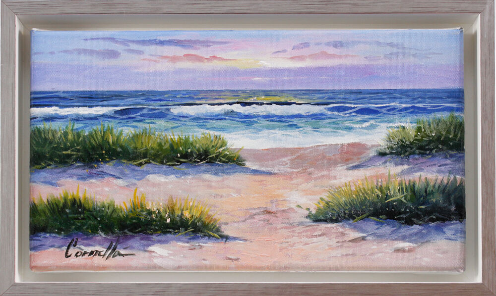 JOAN PUERTO CORNELLA - ABENDLEUCHTEN - Originalgemälde