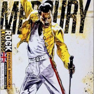 Thomas Jankowski - FREDDIE MERCURY - 67x100cm - Original Mischtechnik (Unikat)