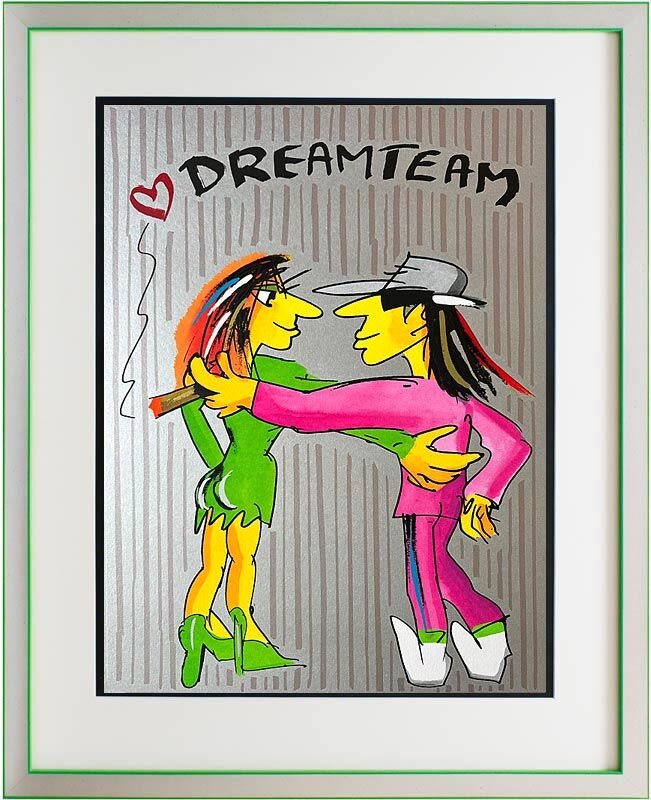 Udo Lindenberg Bilder - DREAMTEAM - Edition 2024 - Original Grafik handsigniert