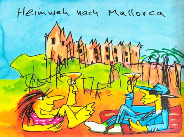 Udo Lindenberg Bilder - HEIMWEH NACH MALLORCA  - Edition 2024 - handsigniert