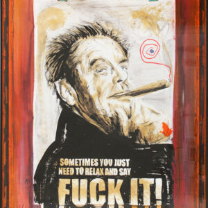 Thomas Jankowski Bilder - JACK NICHOLSON - FUCK IT - Version violett - Original ...