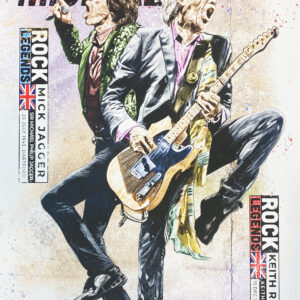 Thomas Jankowski - MICK & KEITH - Original Mischtechnik (Unikat)