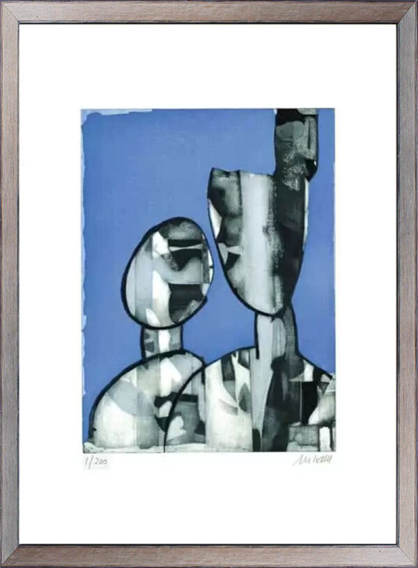 Armin Mueller-Stahl - Kopfgeburt I - Original Radierung - limitiert und handsign...