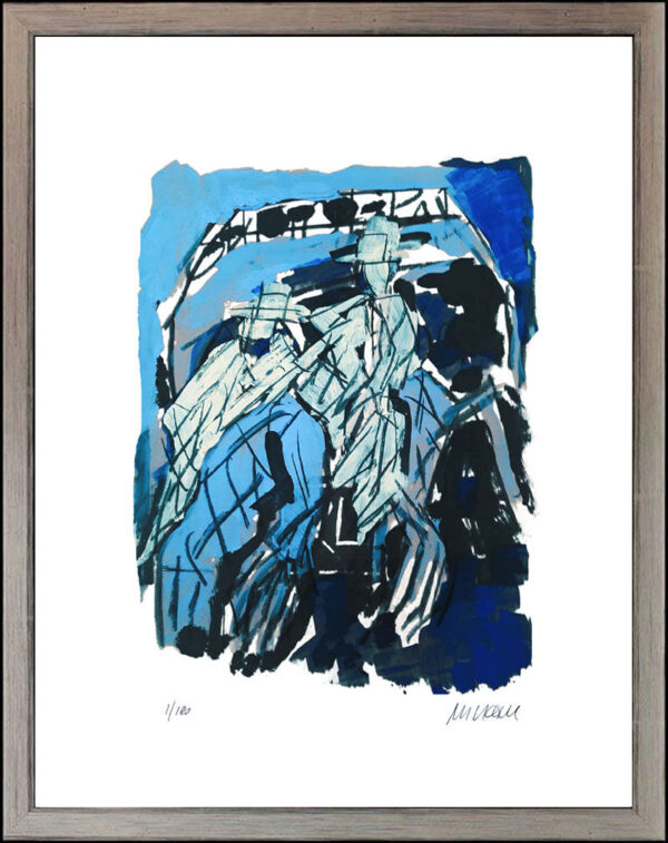 Armin Mueller-Stahl - JAZZER - Original Pigmentgrafik - limitiert und handsignie...