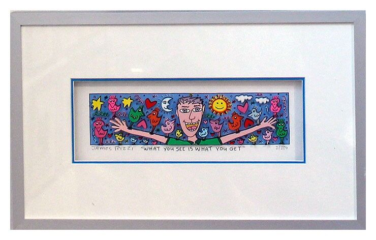James Rizzi WHAT YOU SEE IS WHAT YOU GET - ohne Rahmen PP-Normale Nummer