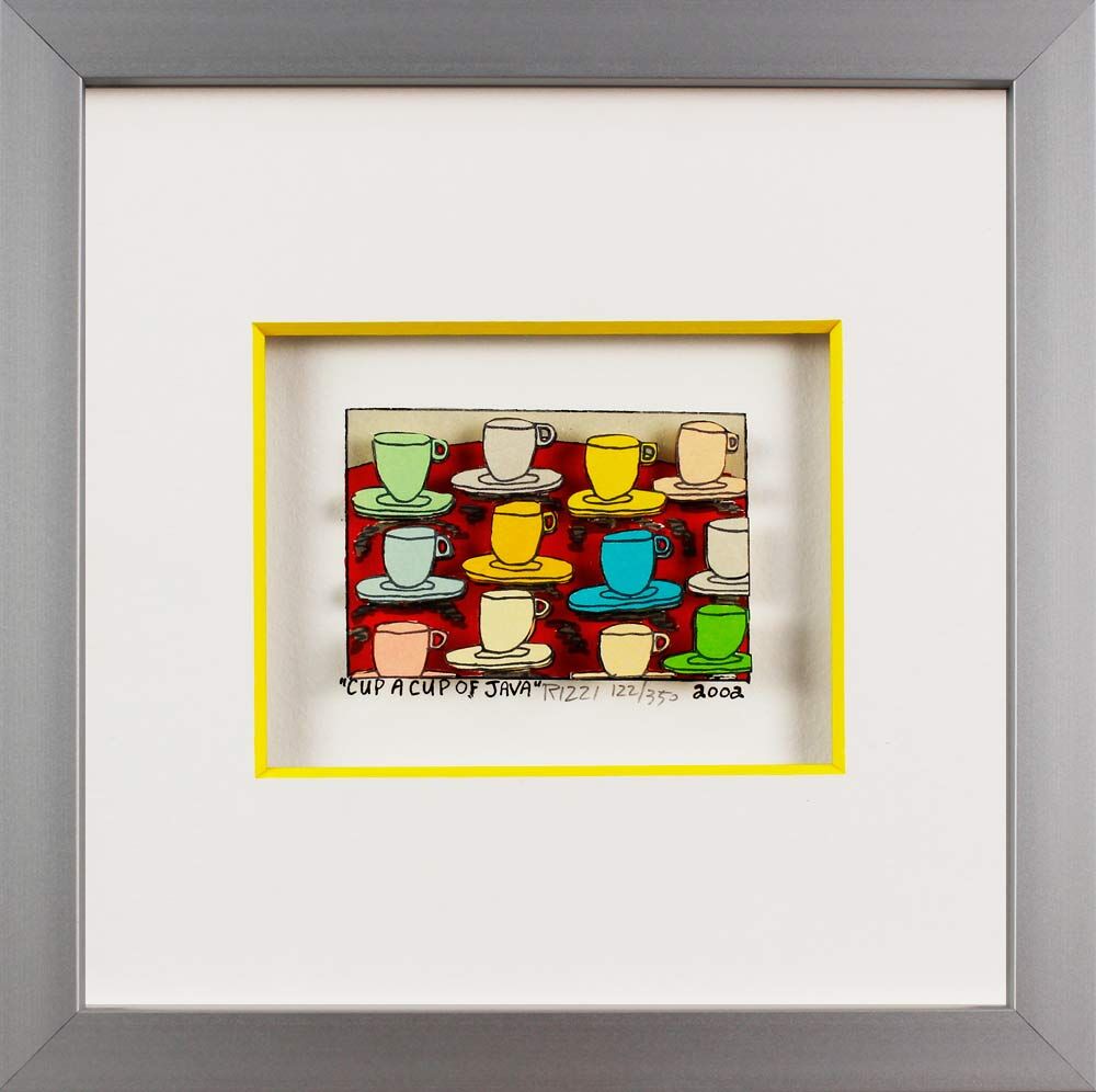 James Rizzi Bilder - CUP A CUP OF JAVA - Handsigniert