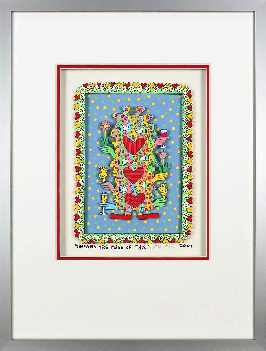 James Rizzi Bilder - DREAMS ARE MADE OF THIS - HANDSIGNIERT