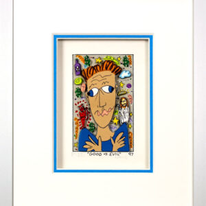 James Rizzi Bilder - GOOD VS. EVIL - HANDSIGNIERT