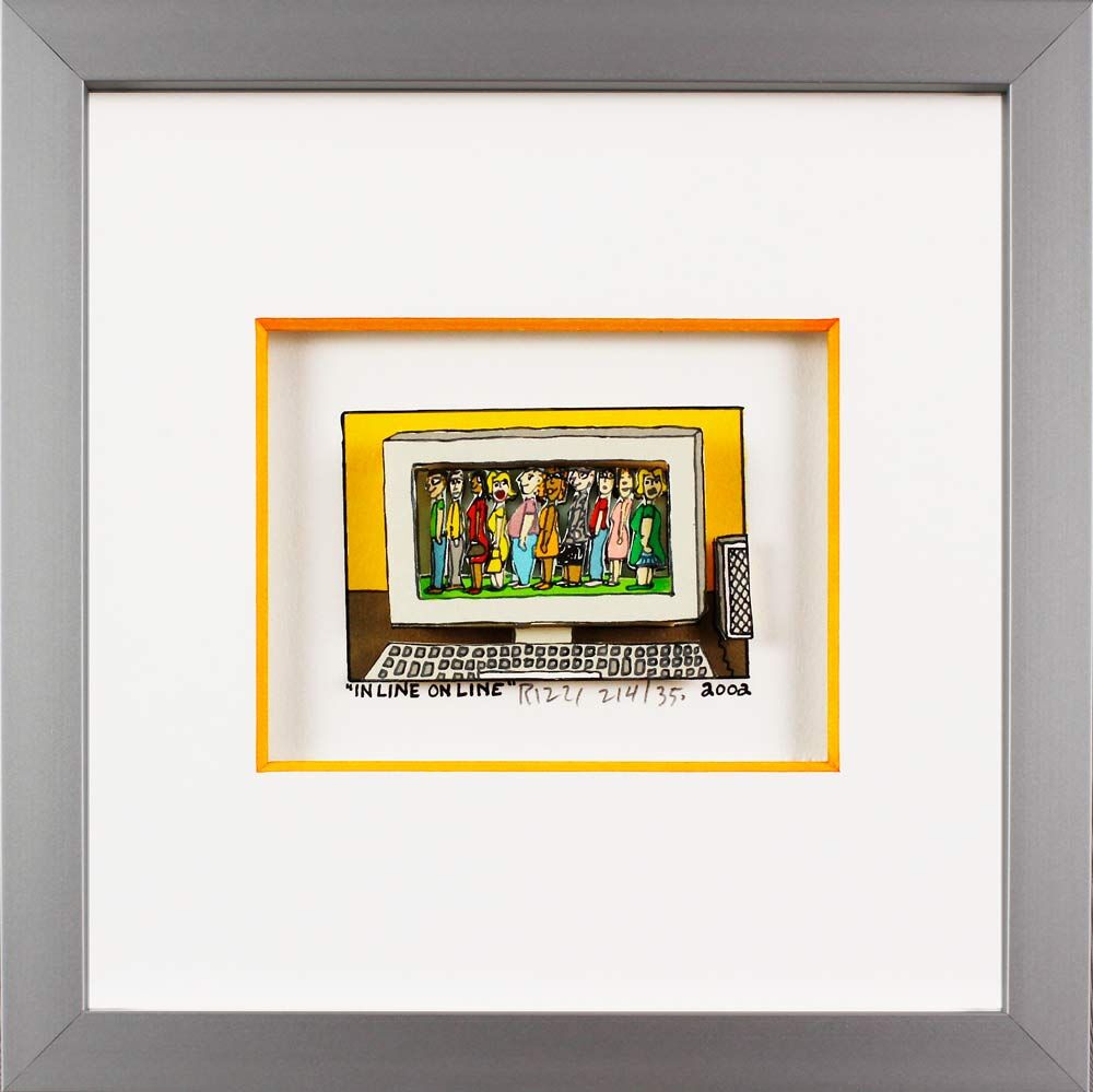 James Rizzi Bilder - INLINE ONLINE - Handsigniert