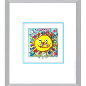 James Rizzi - SUNSHINE  - Original 3D Bild drucksigniert-alurahmen-Normale Numme...