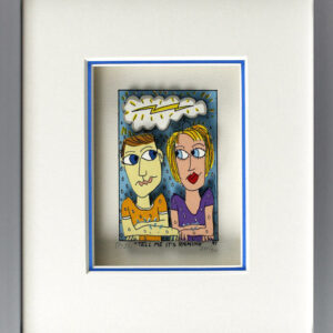 James Rizzi Bilder - TELL ME IT's RAINING  - HANDSIGNIERT