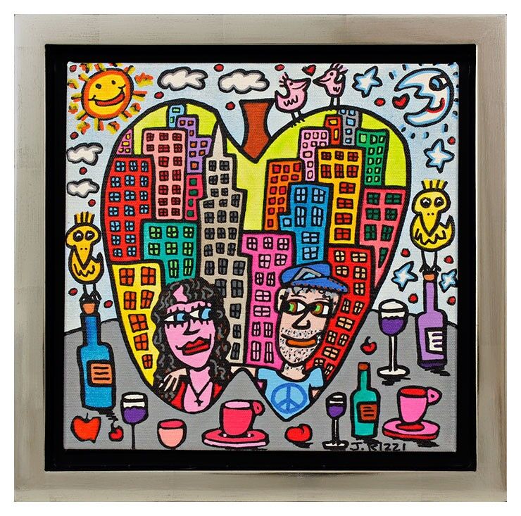 James Rizzi " You are the APPLE of my Eye - 2D-Leinwandbild