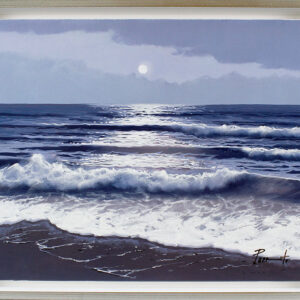 JOAN PUERTO - WELLEN IM MONDSCHEIN - Originalgemälde