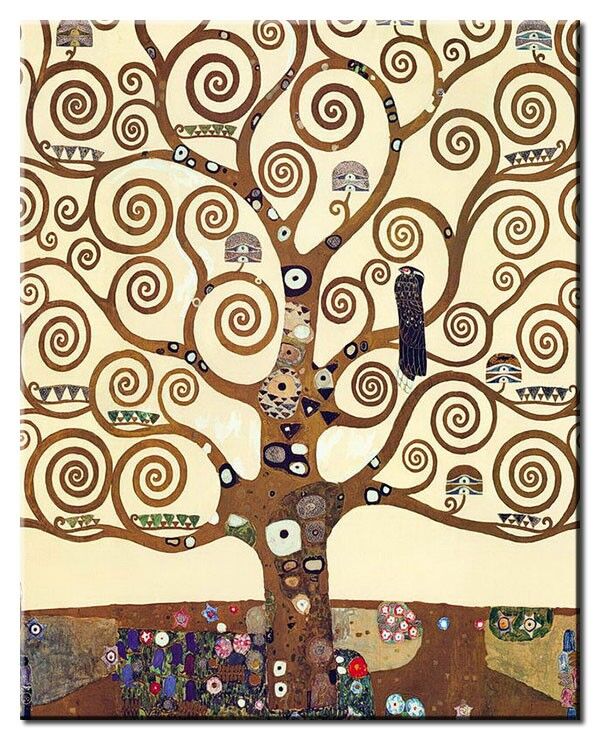 Gustav Klimt - Der Lebensbaum-100 x 130 cm