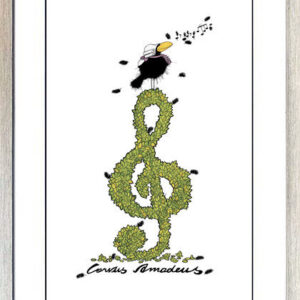Michael Ferner Bilder - CORVUS AMADEUS - Original Grafik
