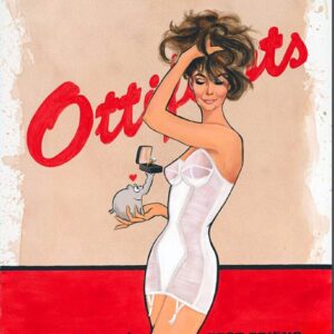 Otto Waalkes Bilder - GIRL'S BEST FRIEND - Original Leinwand-Pigmentgrafik hands...