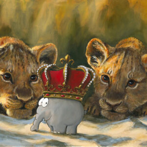 Otto Waalkes Bilder - THE LION KING (KÖNIG DER LÖWEN) - Original Pigmentgrafik a...