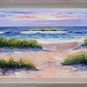 JOAN PUERTO CORNELLA - ABENDLEUCHTEN - Originalgemälde