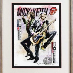 Thomas Jankowski - MICK & KEITH - Edition small - Original Mischtechnik (Unikat)...