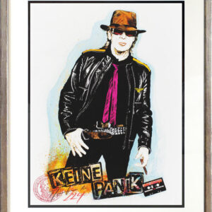 Thomas Jankowski - UDO KEINE PANIK-  Edition small - Original Mischtechnik (Unik...